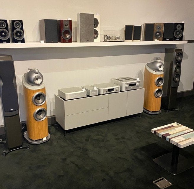 Bowers & Wilkins 803 D4 (walnut), Audio, Tv en Foto, Ophalen, Zo goed als nieuw, Stereo speakers, Overige merken