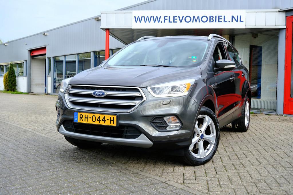 Ford Kuga 1.5 150pk EcoBoost Titanium Xenon|Navi|Half Leder|, Auto's, Ford, Euro 6, 4 cilinders, Automatische klimaatregeling