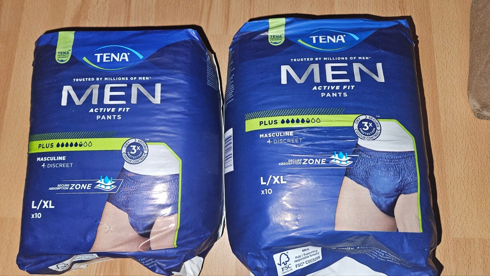 Tena Men Active fit pants L/XL, Ophalen of Verzenden, Nieuw