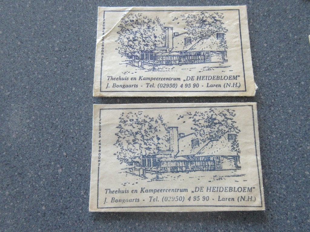 2 x Laren, theehuis en kampeercentrum De Heidebloem, Verzenden, Nederland