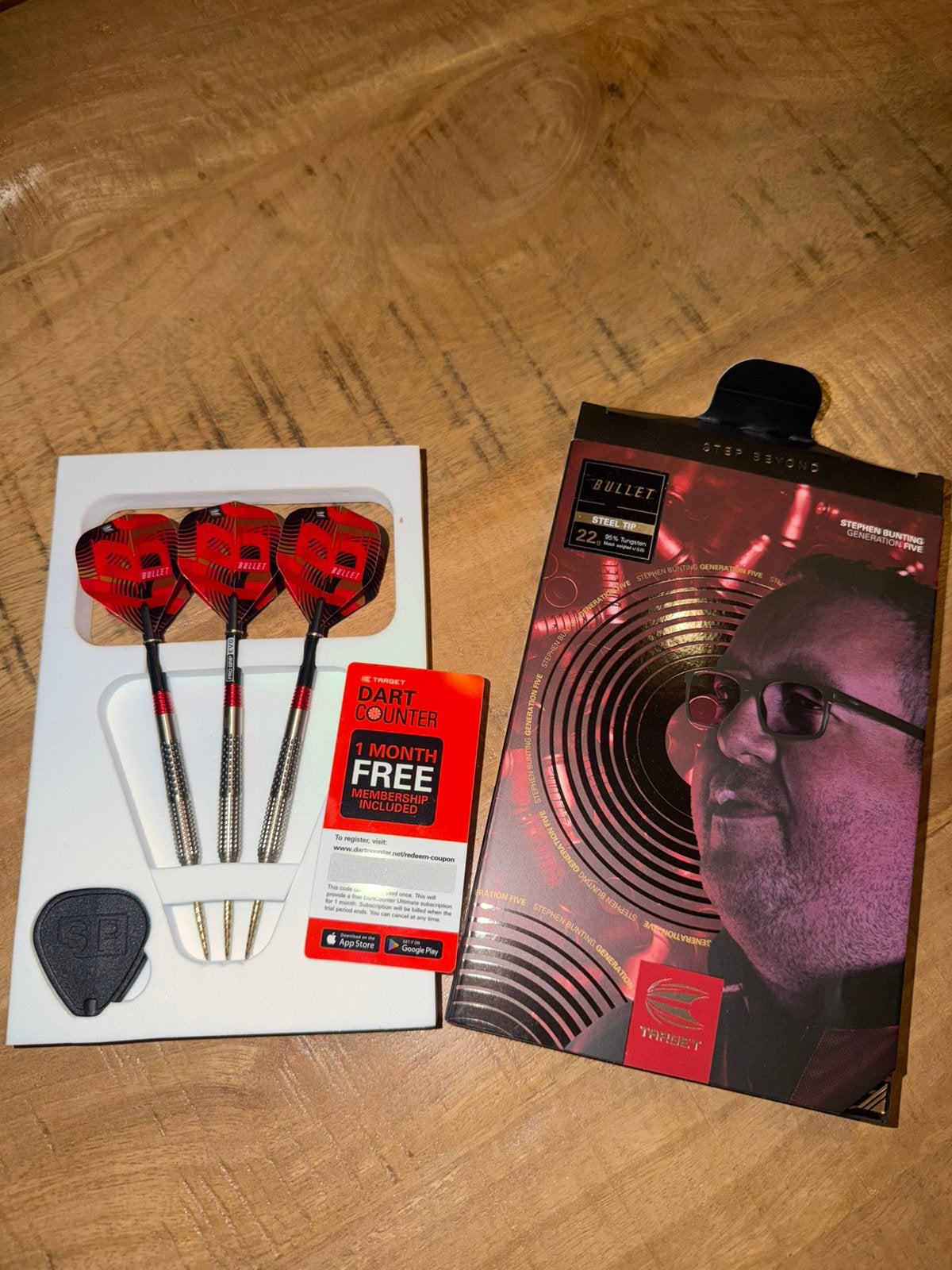 Target Stephen Bunting Gen 5 Swiss Point 95% - (22 Gram), Sport en Fitness, Darts, Ophalen, Nieuw, Pijlen