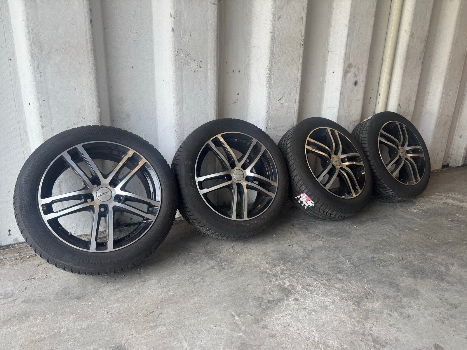 Winterset / wielset met winterbanden VW T-Roc - Continental, Ophalen, Gebruikt, Banden en Velgen, 17 inch