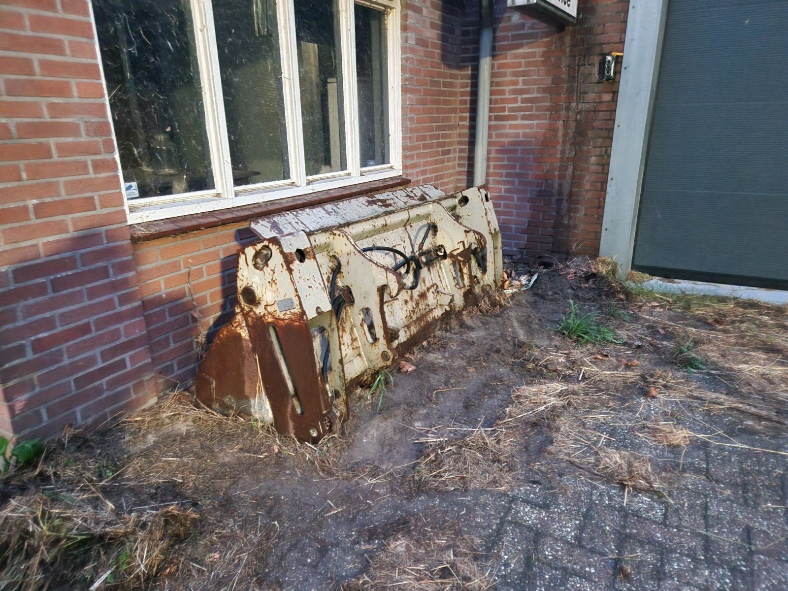 Knijperbak voor shovel - 2 meter breed, Ophalen