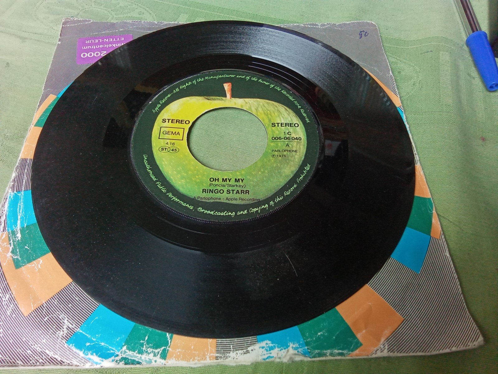 Ringo Starr.               oh my my, Verzenden, Gebruikt, 7 inch, Pop