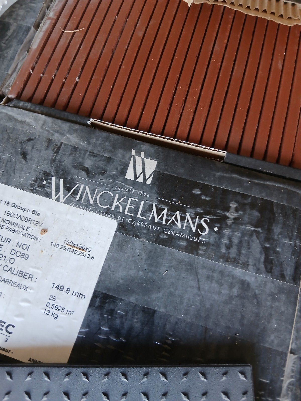 Winckelmans Antislip tegels, Ophalen, Steen of Klei, Zwart, Nieuw