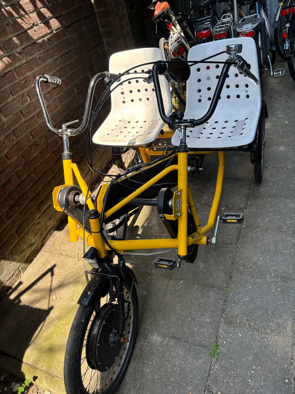 Elektrische duo fiets , goede staat, Ophalen, Gebruikt, Overige merken