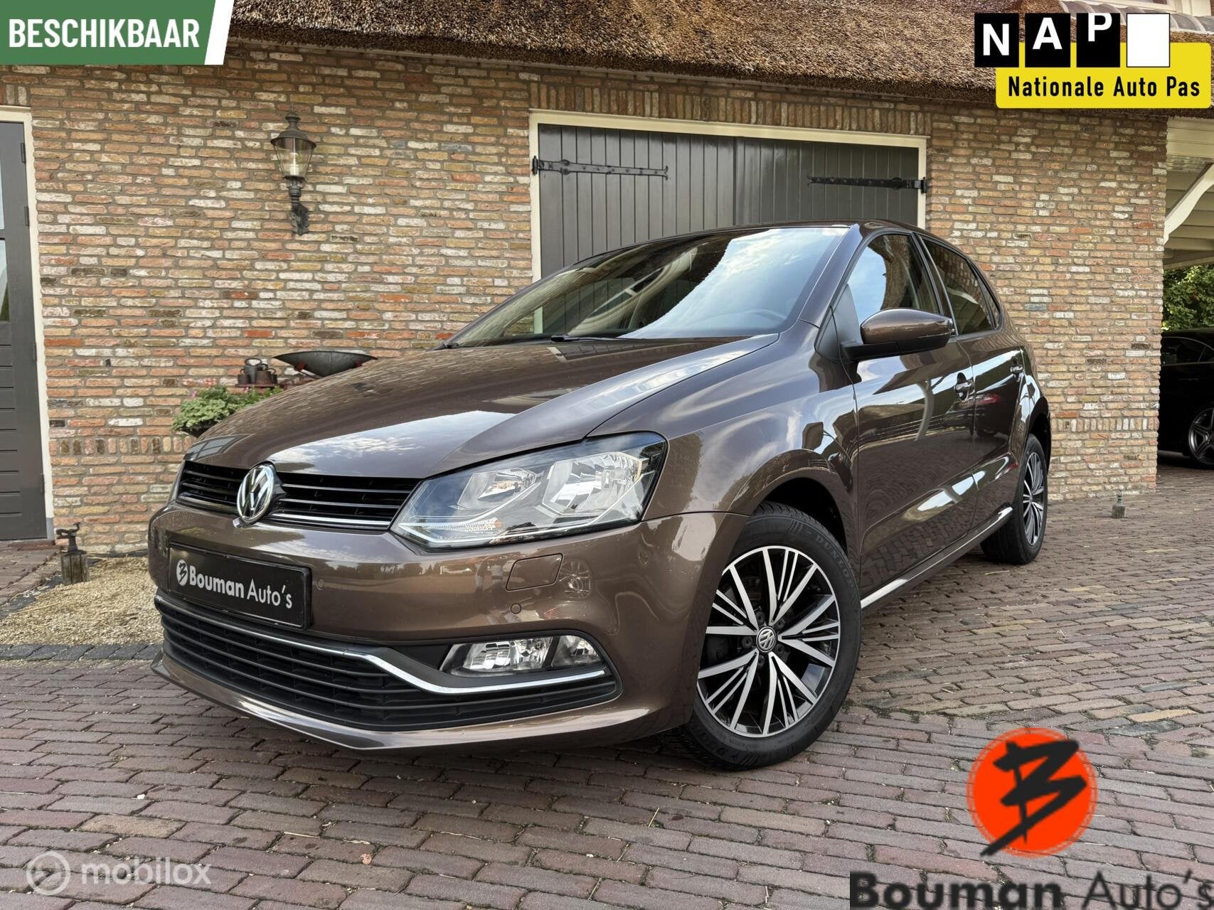 Volkswagen Polo 1.0 - All star - 5 deurs - Nieuwe APK, Gebruikt, 60 pk, Bedrijf, Handgeschakeld