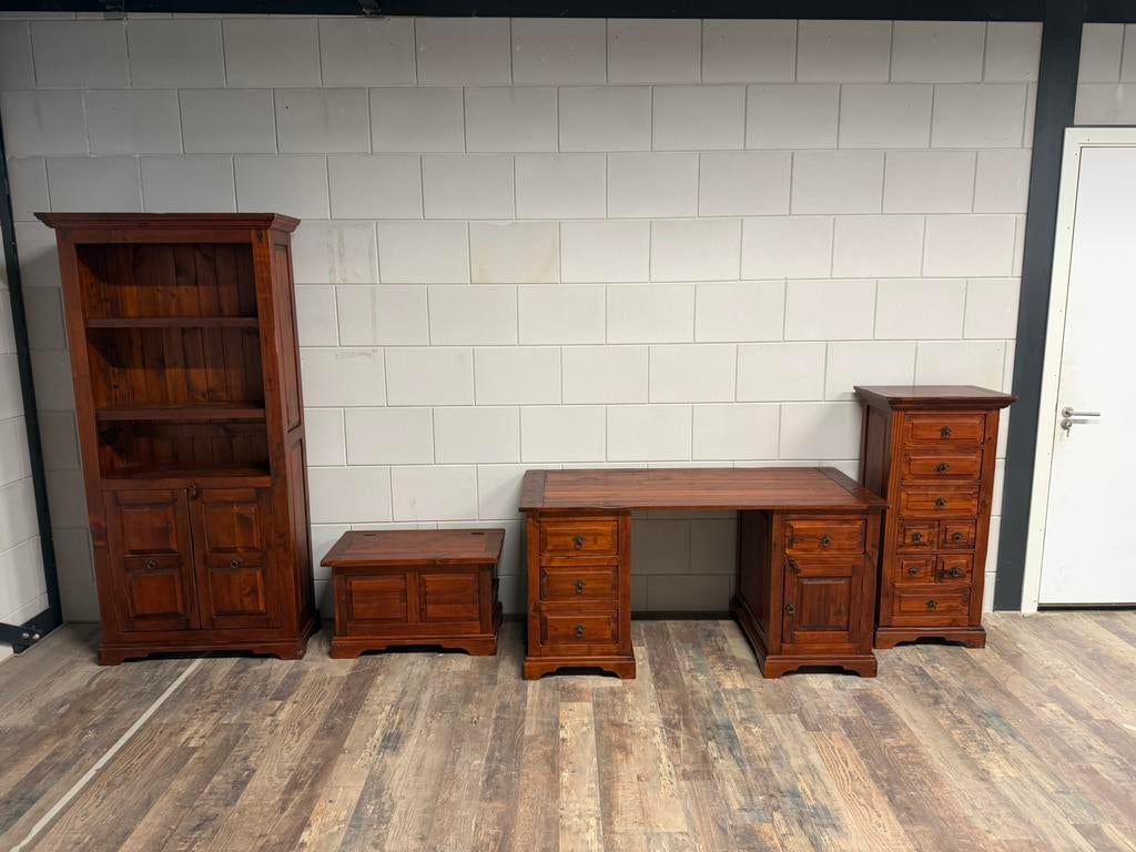 Koloniale meubels werkkamer of kantoor, Antiek en Kunst, Ophalen