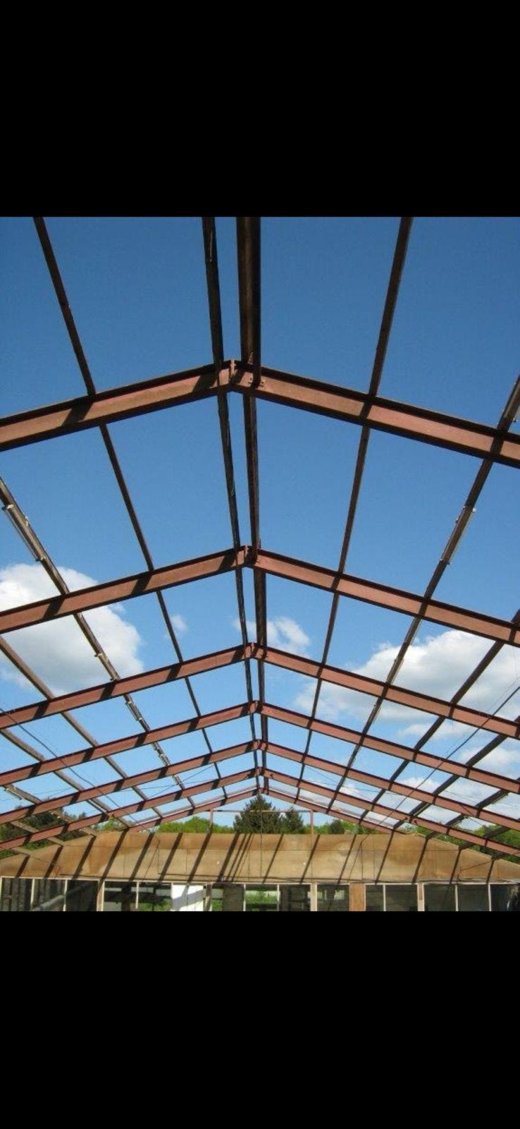 Manege hal , stalen constructie, loods , opslag etc, Ophalen