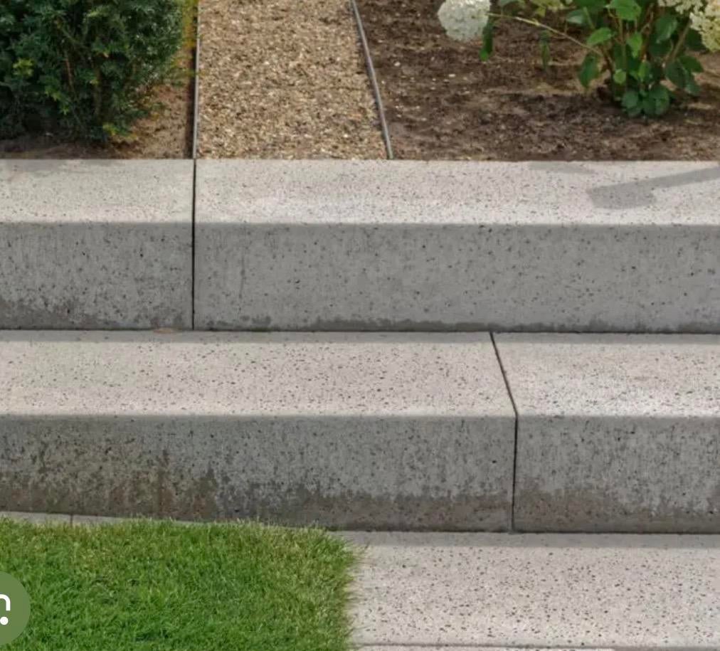 Oud - Hollandse Traptreden Grijs   100 x 37 x 15 cm -, Gebruikt, Ophalen of Verzenden, 10 m² of meer, Beton