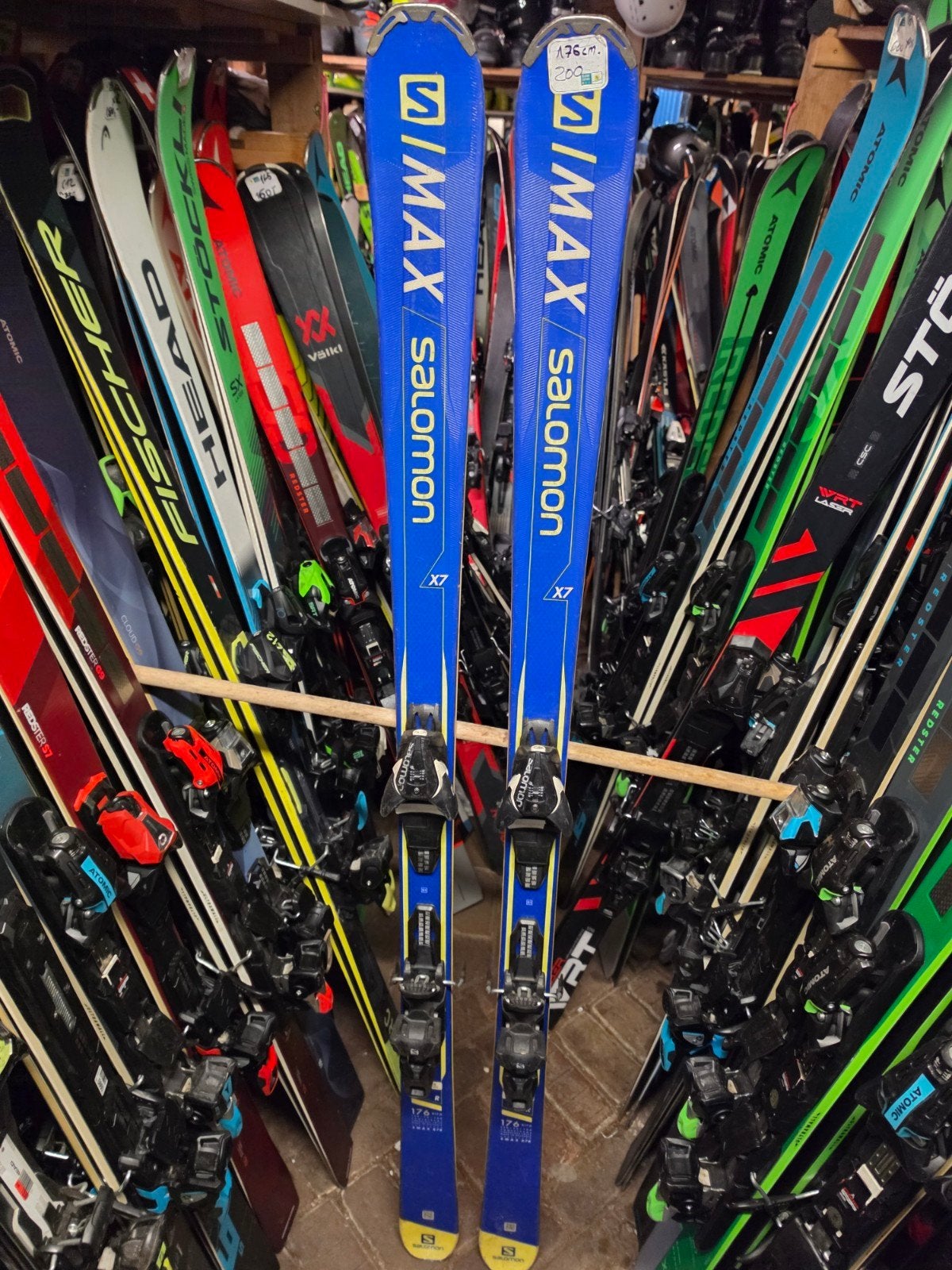 176 cm SALOMON S MAX X7 CARVE ALL ROUND SKIS, 160 tot 180 cm, Zo goed als nieuw, Carve, Skiën