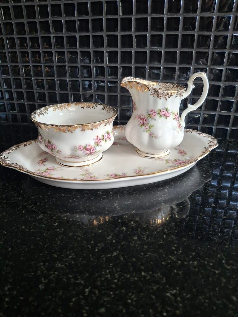 Royal Albert dimity rose servies, Ophalen of Verzenden