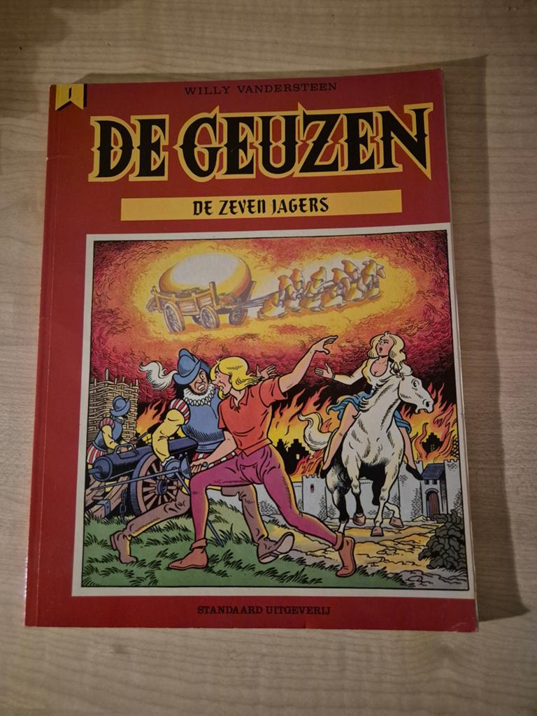 De Geuzen deel 1 - De zeven jagers (Willy Vandersteen), Boeken, Eén stripboek, Ophalen of Verzenden, Gelezen