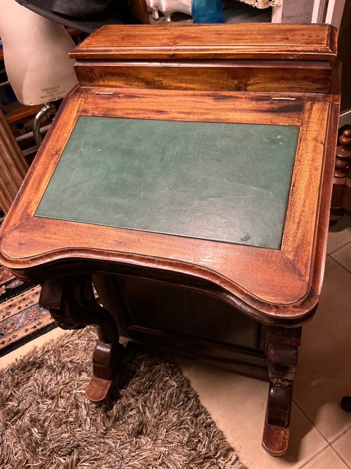 Antiek  Davenport secretaire, Ophalen