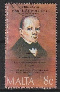 Malta Michel 734, Ophalen of Verzenden, Malta, Gestempeld