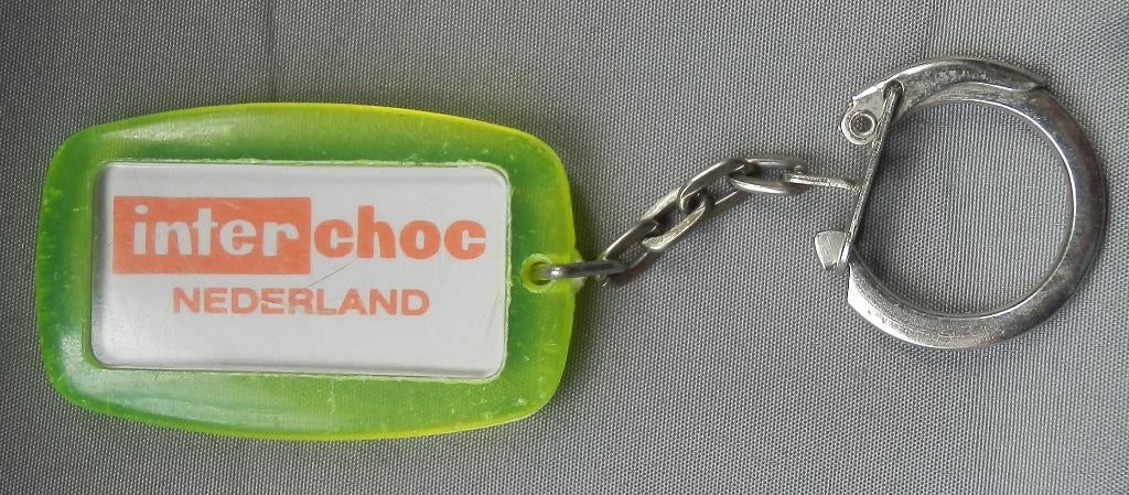 sl64 sleutelhanger interchoc nederland, Ophalen of Verzenden, Gebruikt