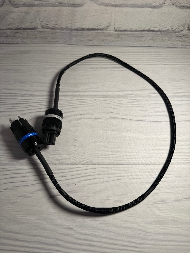 Qed Audio StroomKabel 1 Meter, Ophalen, Nieuw, Minder dan 2 meter, Overige kabels