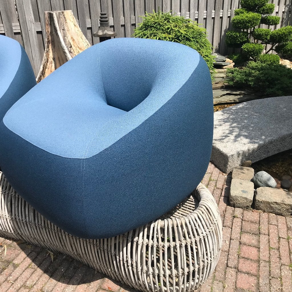 Artifort Swamp design fauteuil chair stoel modern blauw, Ophalen, 75 tot 100 cm, Nvt, Nvt