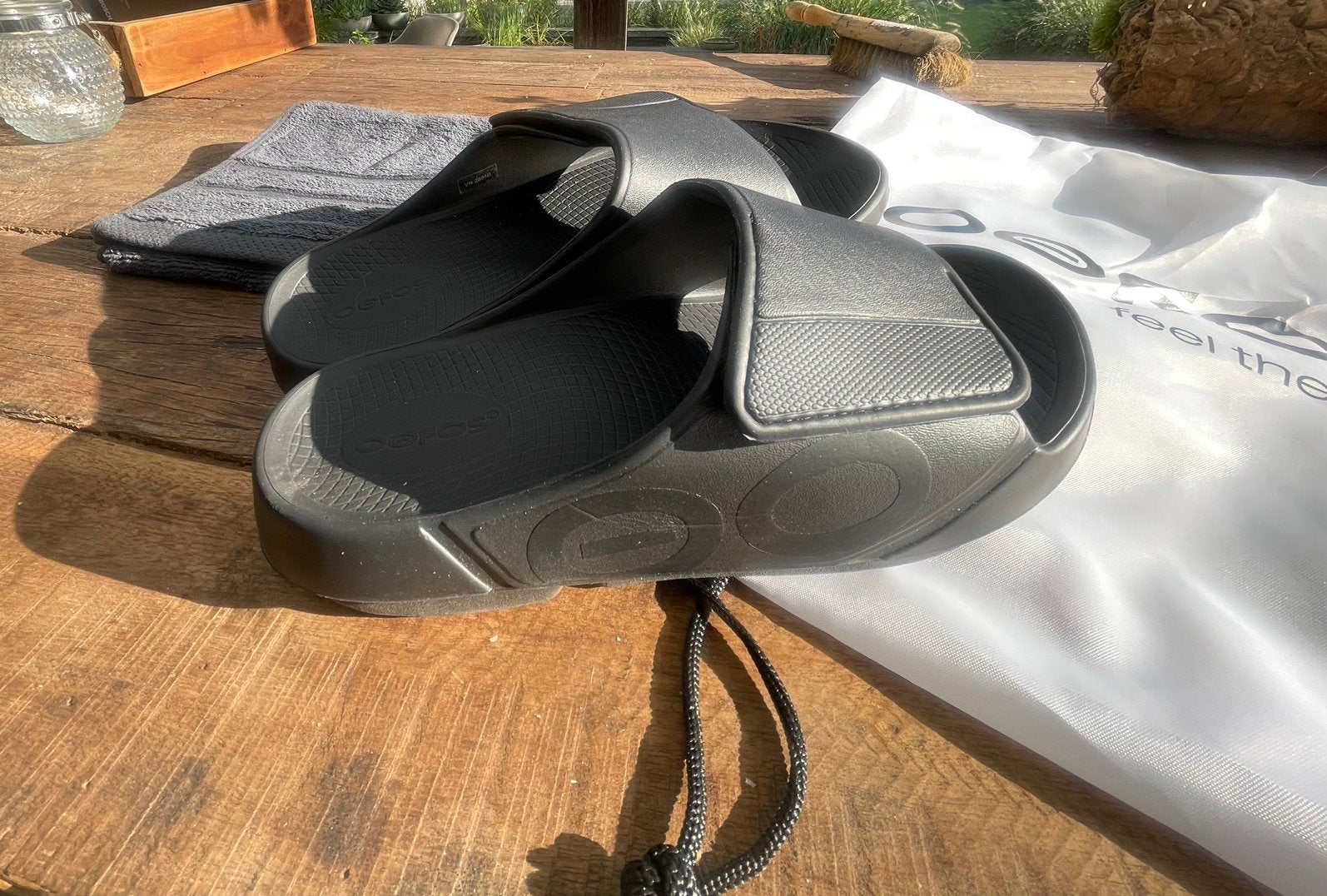 OOFOS Ooahh Sport flex Black/ Matte, Ophalen of Verzenden, Nieuw
