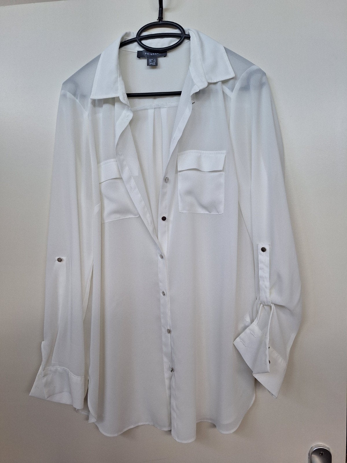 Witte blouse, Ophalen of Verzenden, Zo goed als nieuw, Wit