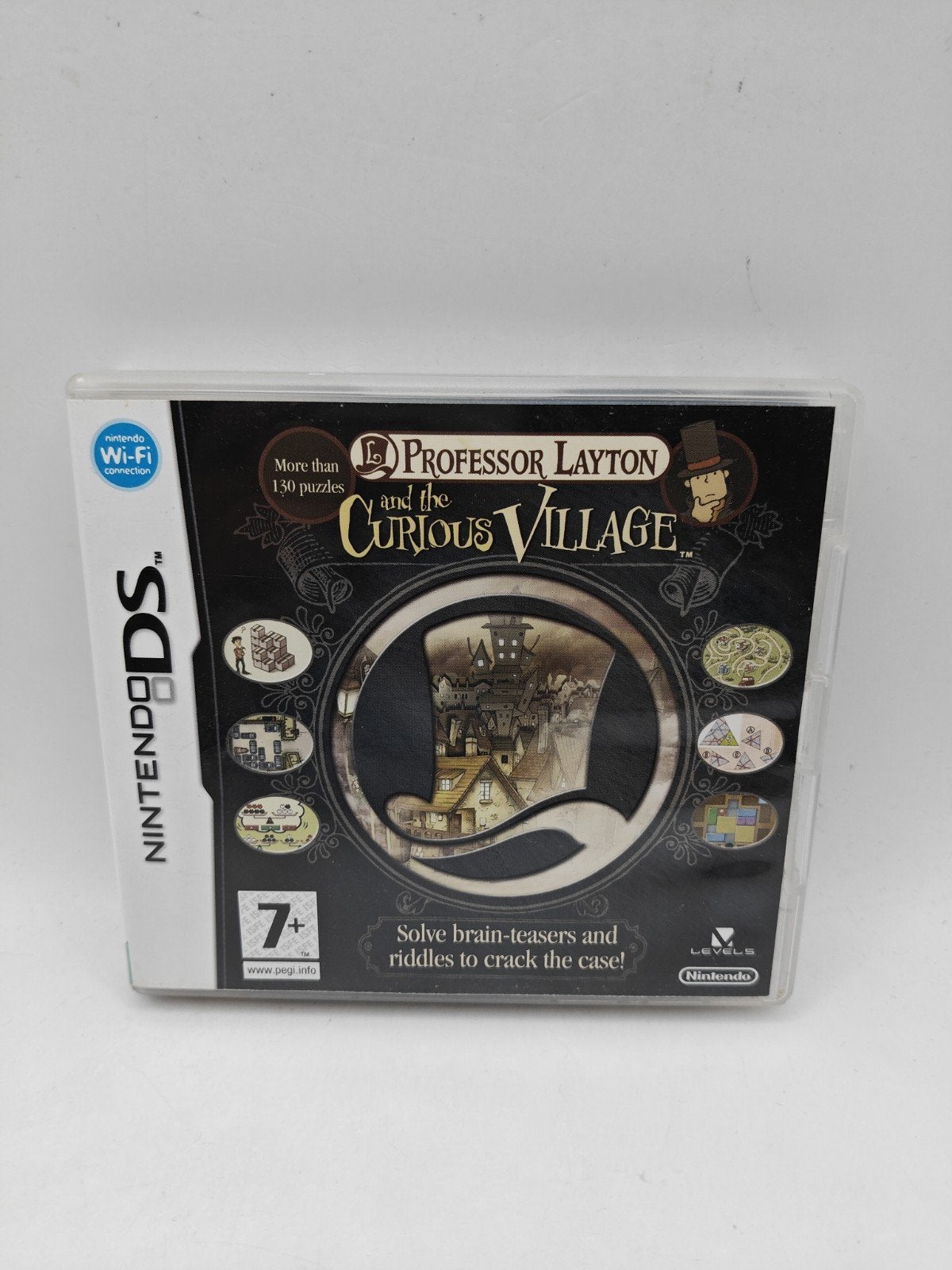 Professor Layton and the Curious Village - Nintendo DS, Spelcomputers en Games, Nintendo, Puzzel en Educatief, 1 speler, Zo goed als nieuw