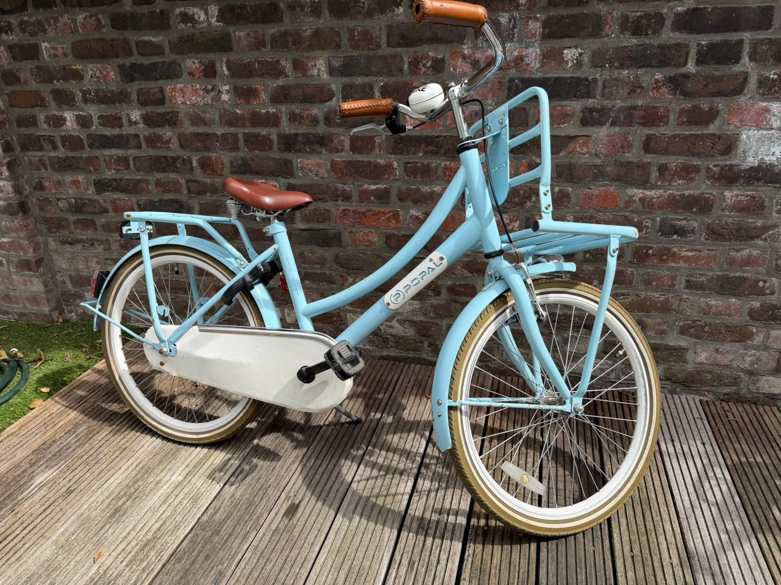 Popal 22” Kids Bike – Light Blue, Fietsen en Brommers, Ophalen, Terugtraprem, 22 inch, Handrem
