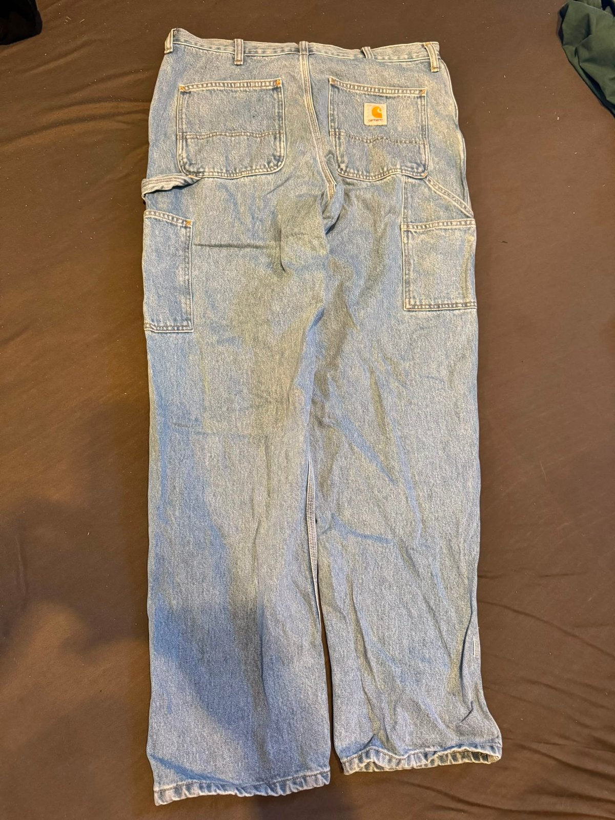 Carhartt Single Knee Jeans – W34/L34, Ophalen of Verzenden, Zo goed als nieuw, Blauw, W33 - W34 (confectie 48/50)
