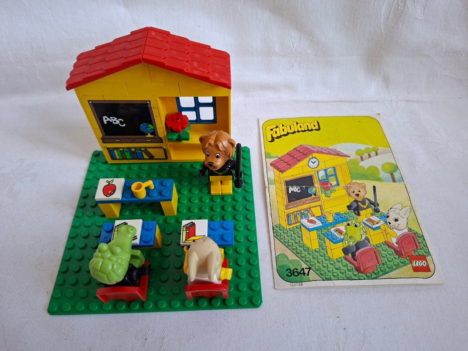Lego Fabuland set 3647 Het Grote Klaslokaal School Room, Gebruikt, Lego, Ophalen of Verzenden, Complete set