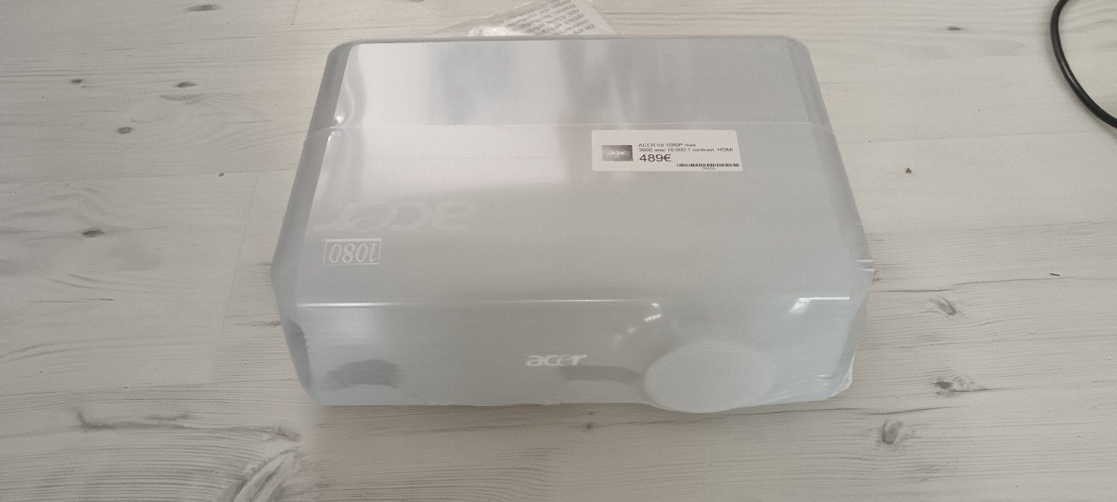 Acer hd beamer,3600 ansilumen,hdmi lensshift met garantie, Ophalen of Verzenden, Refurbished, DLP, Acer