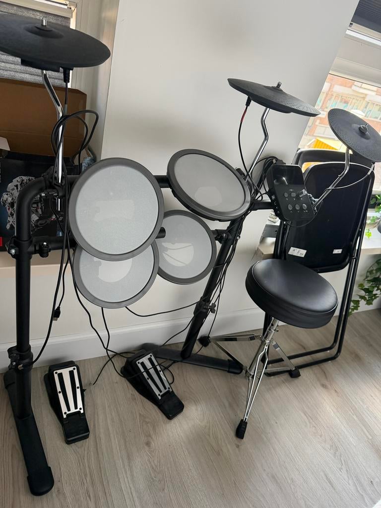 VISIONDRUM Elektronisch Drumstel met Kruk, Ophalen of Verzenden, Zo goed als nieuw, Overige merken, Elektronisch