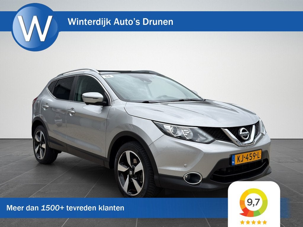 Nissan Qashqai 1.2 Tekna Automaat|Pano|Trekhaak|Lane|Camera, Auto's, Nissan, Gebruikt, 4 cilinders, 116 pk, Bedrijf