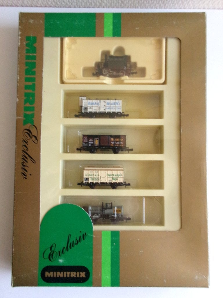 Minitrix Exclusiv 11012 K.P.E.V. (in ovp), Treinset, Gelijkstroom, Trix, Ophalen of Verzenden