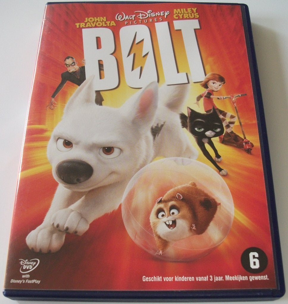 Dvd *** BOLT *** Walt Disney Gouden Rugnummer 52, Animatie, Amerikaans, Nederlands, Ophalen of Verzenden
