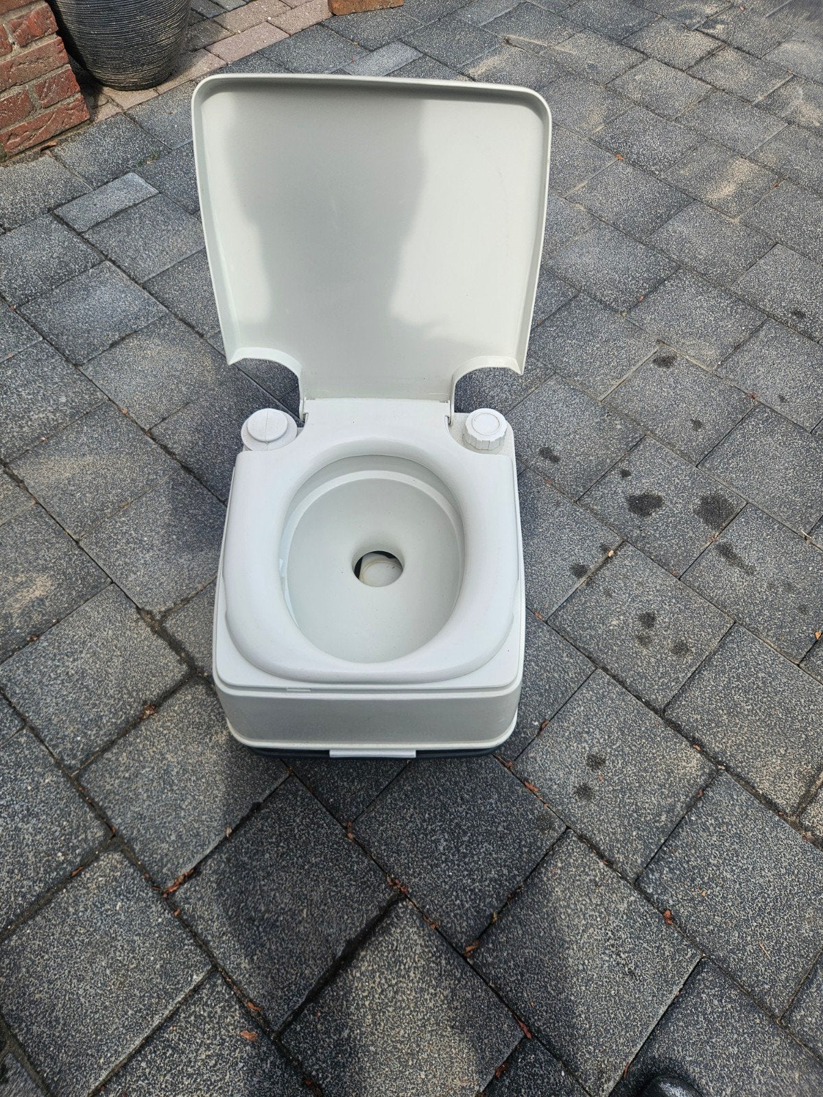 Draagbaar chemisch toilet voor camping of camper, Ophalen of Verzenden, Gebruikt