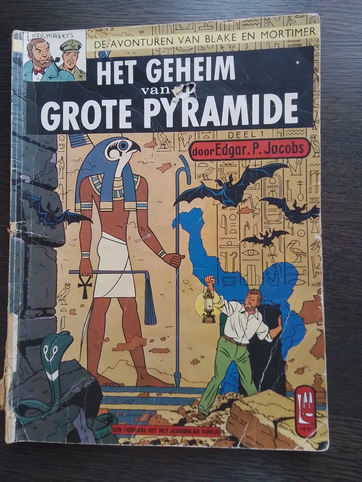 Blake en Mortimer. het geheim van de piramide deel 1, Gelezen, Edgar P. Jacobs, Eén stripboek, Ophalen of Verzenden