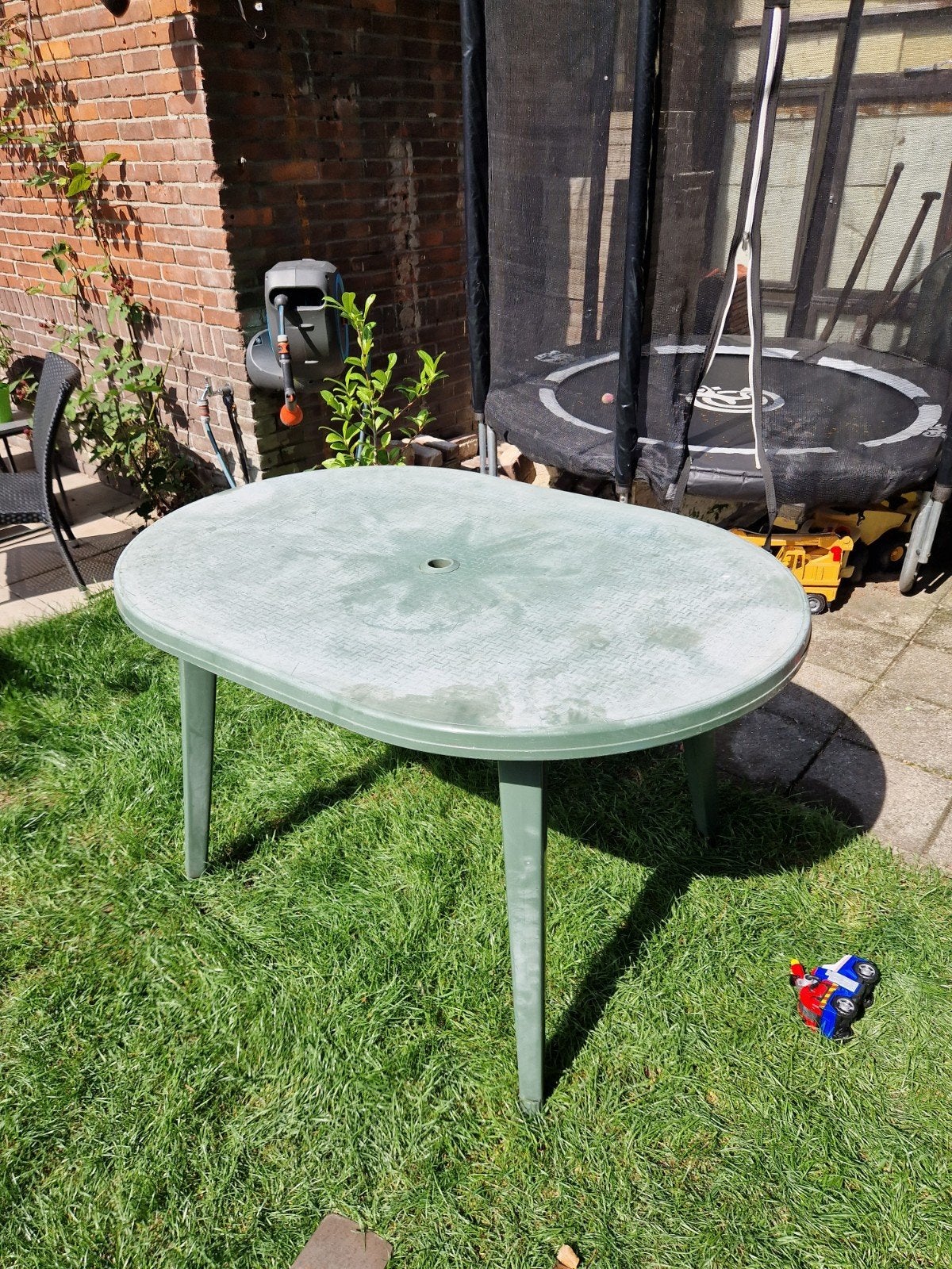 Gratis afhalen tuintafel, Ophalen, Gebruikt, Rechthoekig, Hout
