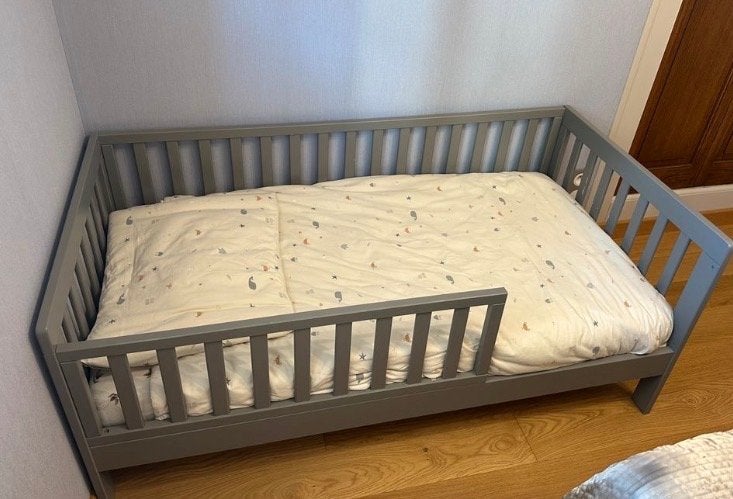 Petite Amélie kinderbed 70x140 cm met matras, Ophalen, Gebruikt, 70 tot 85 cm, 140 tot 160 cm