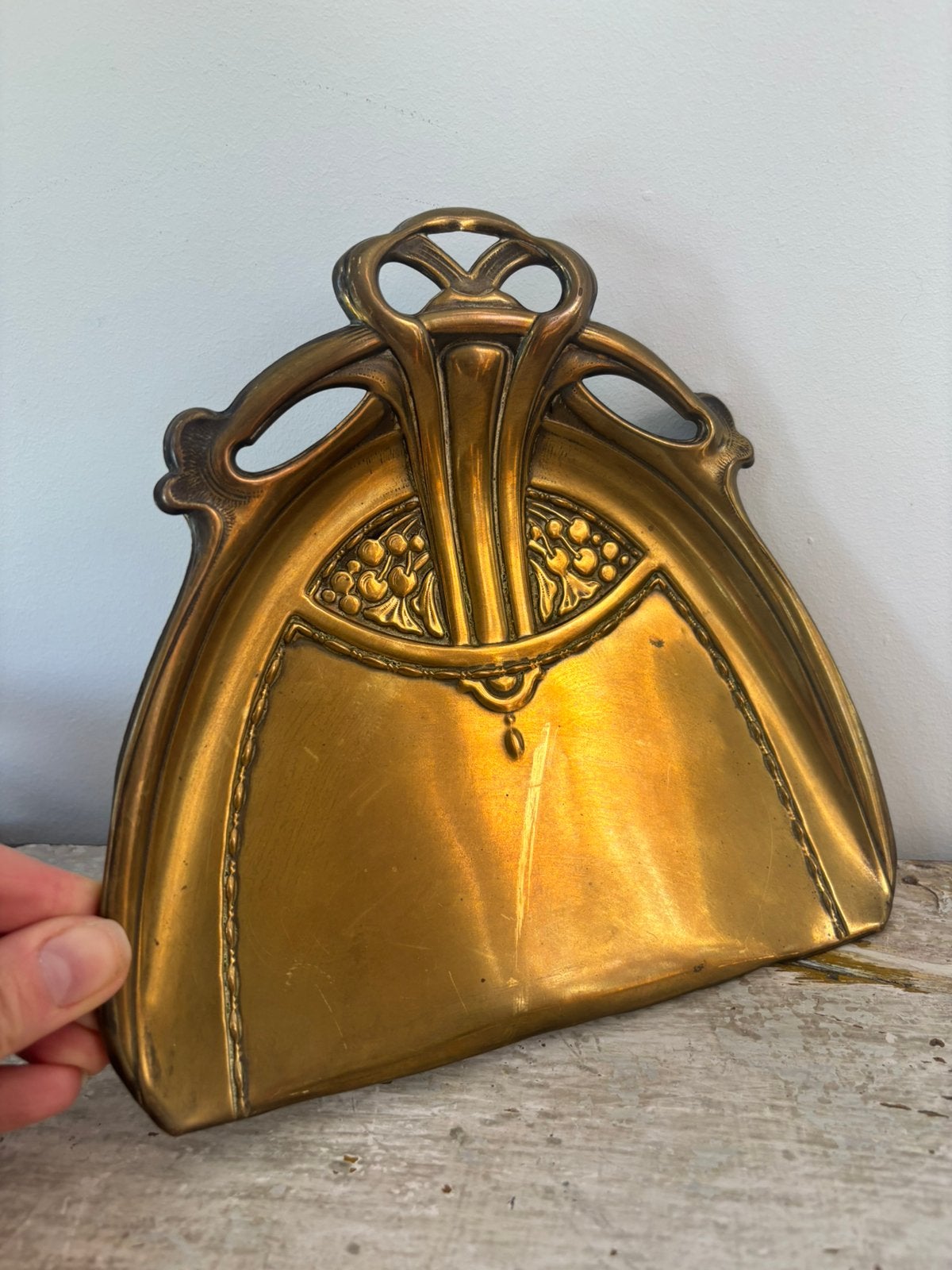 Antieke Engelse kruimelvanger, 19e-eeuwse art nouveau, Antiek en Kunst, Antiek | Koper en Brons, Ophalen of Verzenden