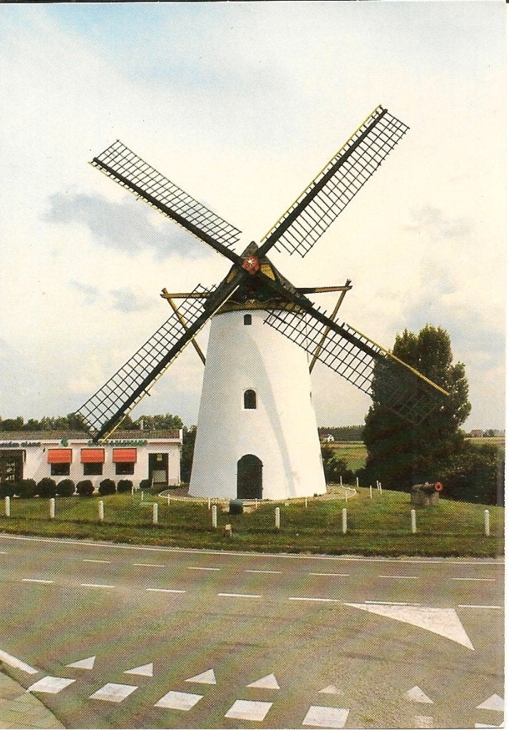 Ansichtkaart Hellevoetsluis Molen Gelopen, Verzamelen, Ophalen of Verzenden, 1980 tot heden, Gelopen, Zuid-Holland