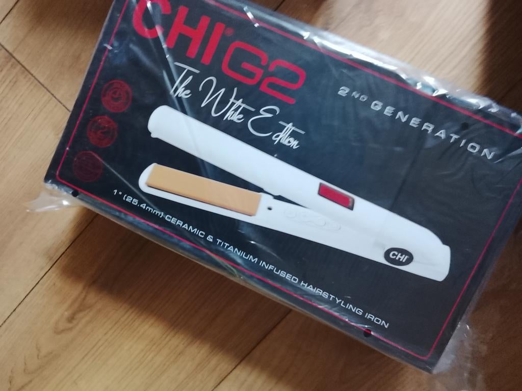 CHI G2 White Edition Keramische Stijltang, Witgoed en Apparatuur, Ophalen of Verzenden, Nieuw, Haarverzorging