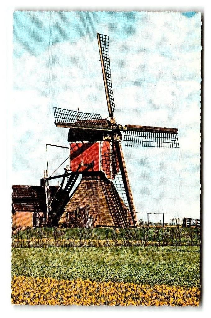 Woubrugge, Hollandse Molen, Verzenden, 1960 tot 1980, Ongelopen, Zuid-Holland
