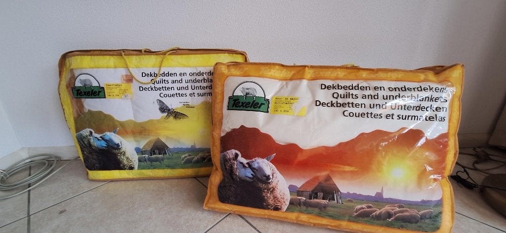 Dekbed en hoofdkussen - Nieuw, Ophalen, Eenpersoons, Wit, Nieuw