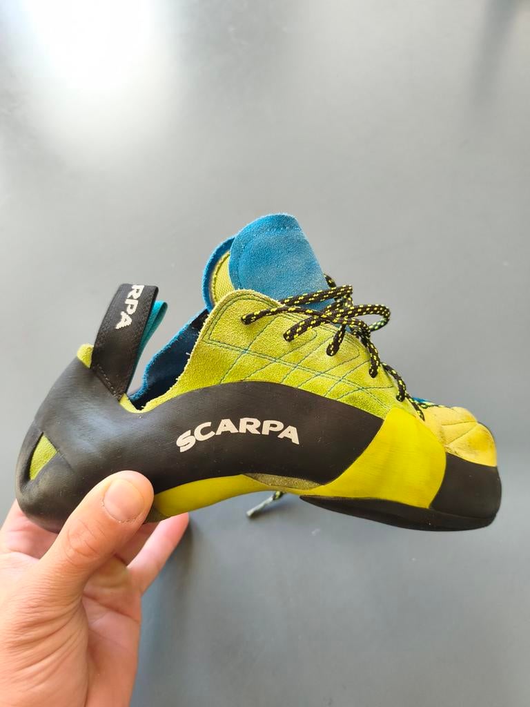 Scarpa klimschoenen - Maat 44,5, Ophalen of Verzenden, Gebruikt, Klimsportschoenen