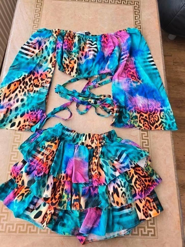 Rok-shorts met top charlotta Vasari universele tot 42, Blauw, Maat 42/44 (L), Nieuw, Ophalen of Verzenden