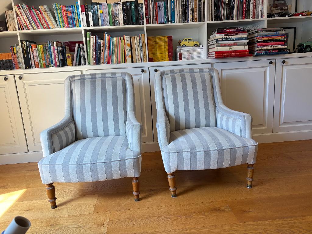 Fauteuils antiek, Ophalen, Gebruikt, Minder dan 75 cm, Klassiek met moderne look