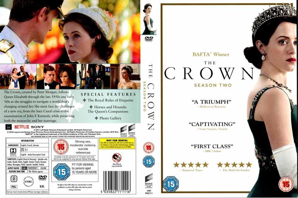 The Crown Seizoen 1 en Seizoen 2 8DVD box, Cd's en Dvd's, Dvd's | Tv en Series, Vanaf 12 jaar, Ophalen of Verzenden, Zo goed als nieuw