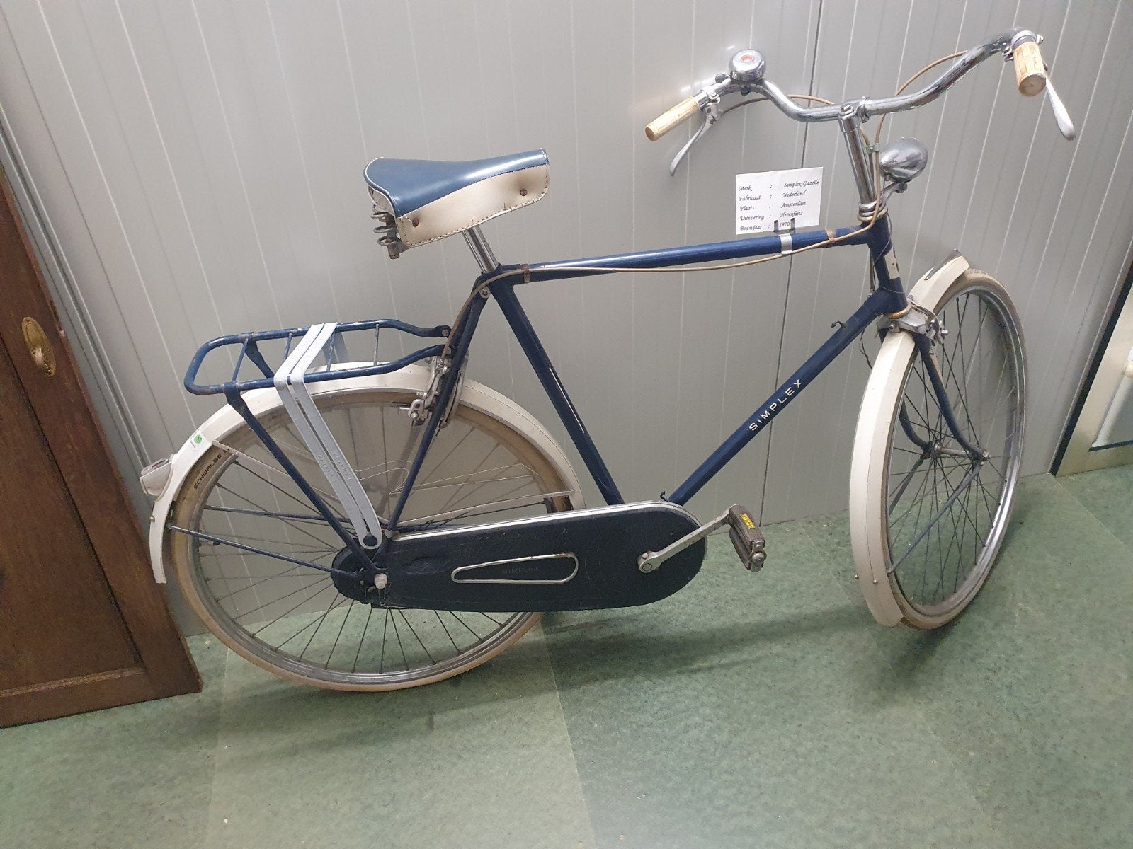 prachtige Simplex fiets, Ophalen