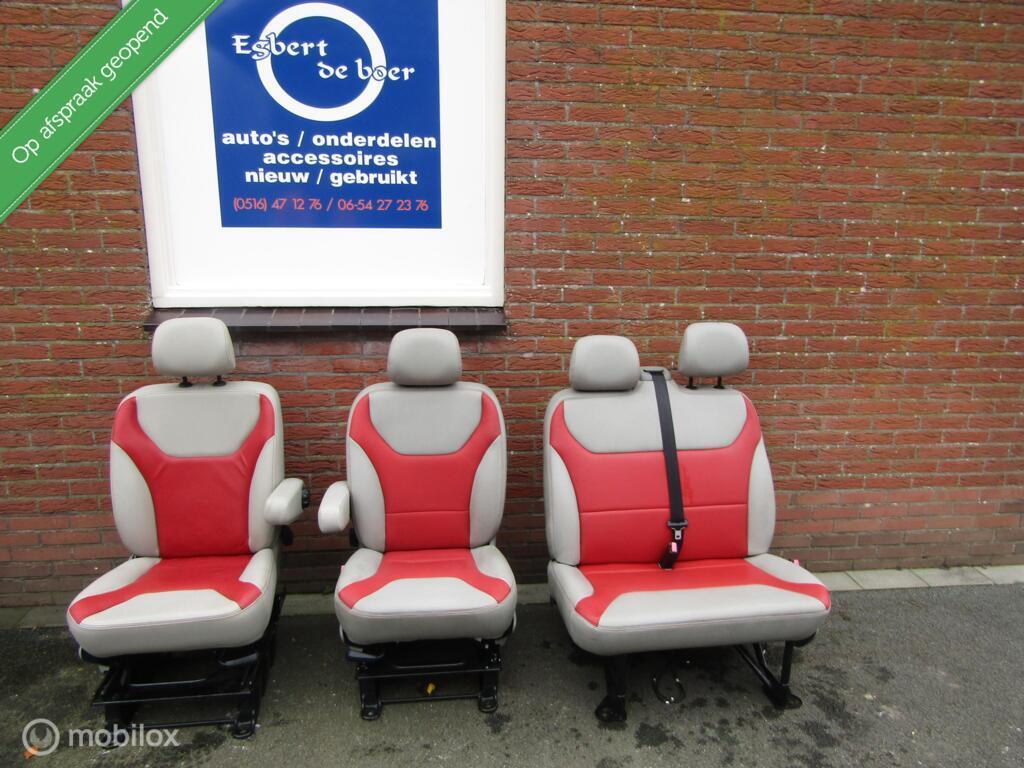 bestuurder bijrijder stoel + bank vivaro trafic primastar, Auto-onderdelen, Gebruikt, Opel, Ophalen of Verzenden, Opel
