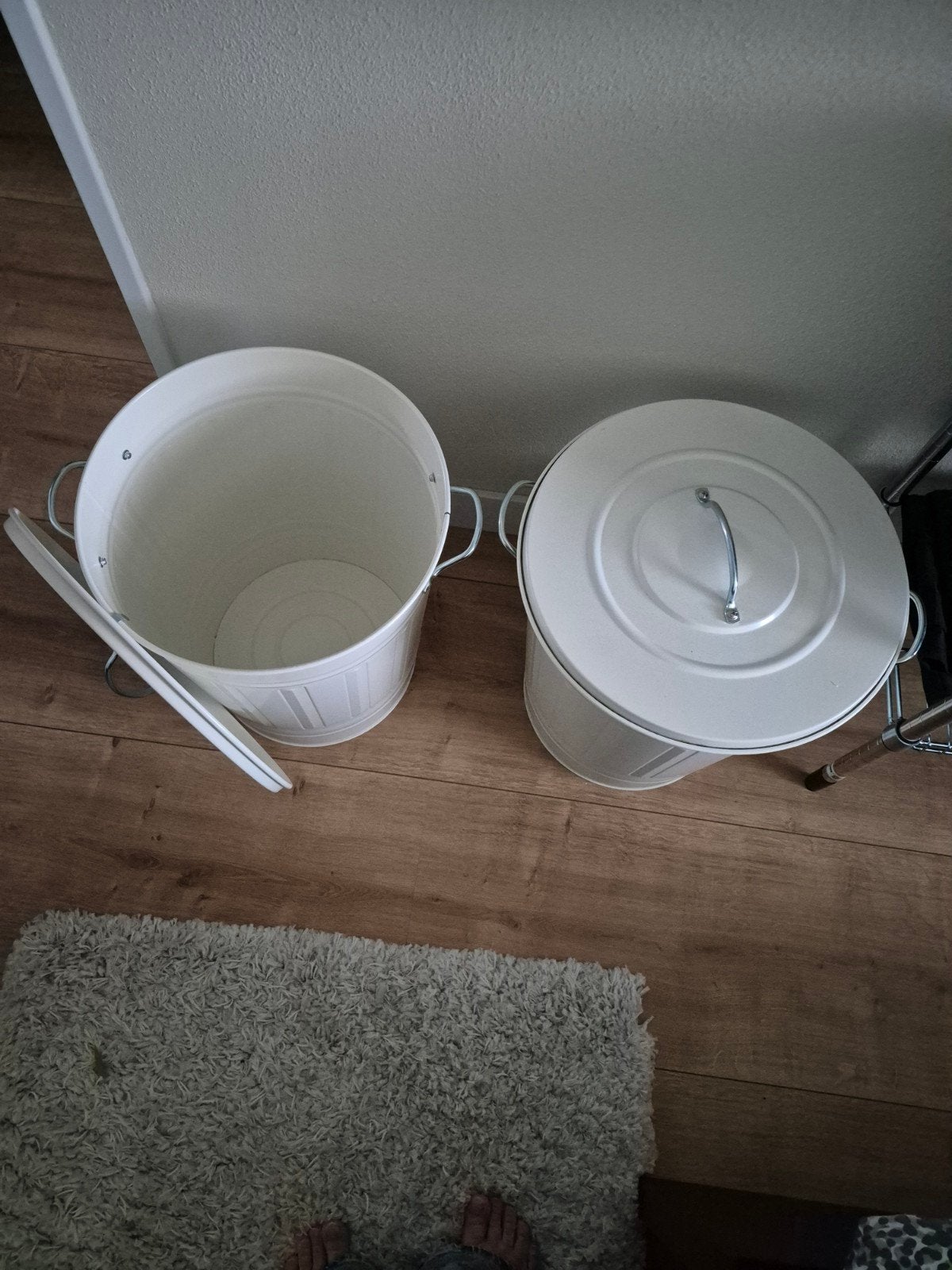 ikea wasmanden, Ophalen, Zo goed als nieuw, IJzer, Met deksel