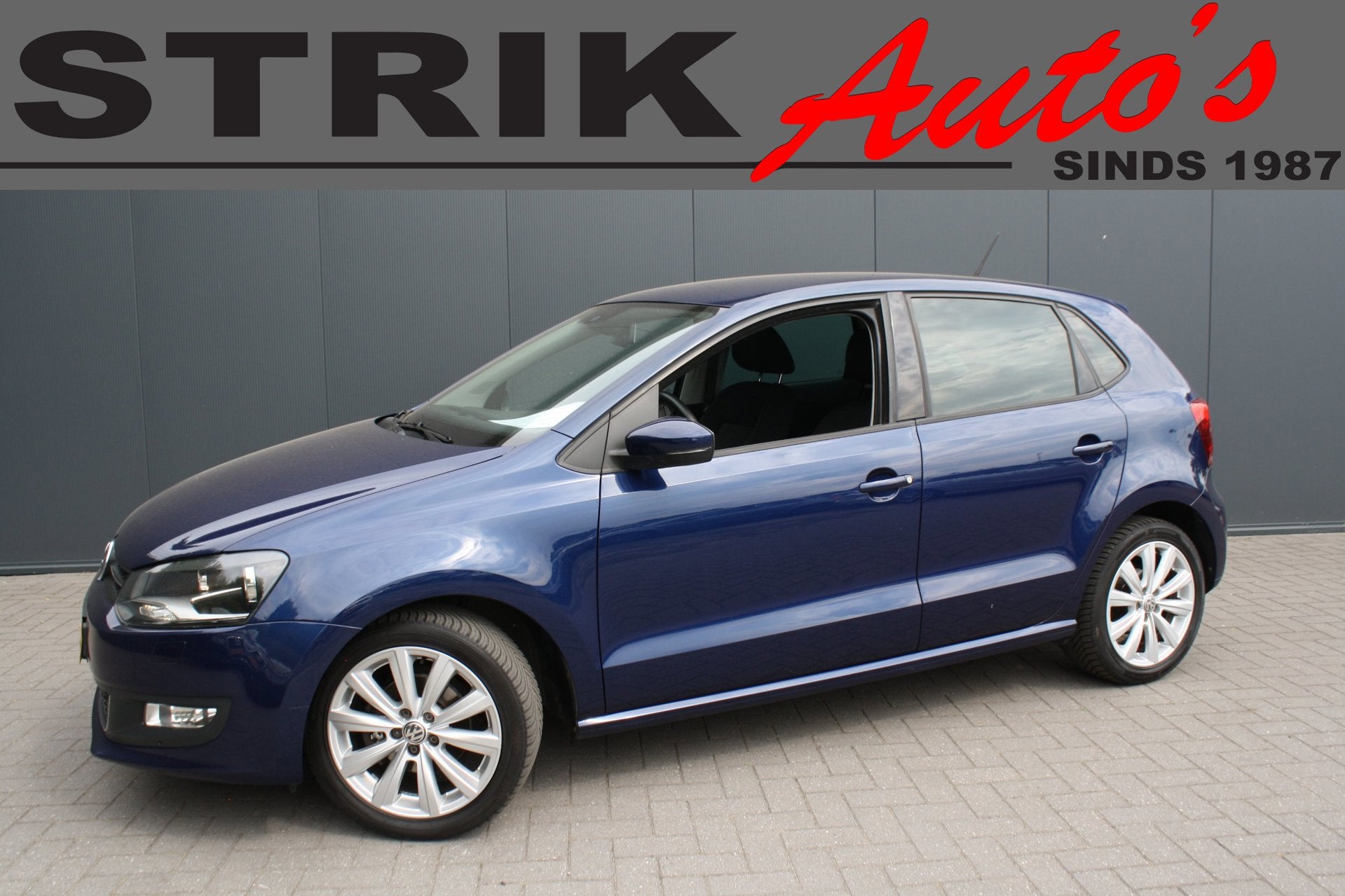 Volkswagen Polo 1.2 TSI Highline - TREKHAAK - CLIMATE CONTRO, Voorwielaandrijving, Euro 5, Stof, Blauw